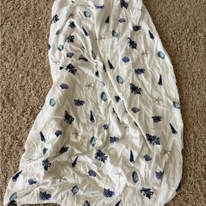 Seashell changing pad cover